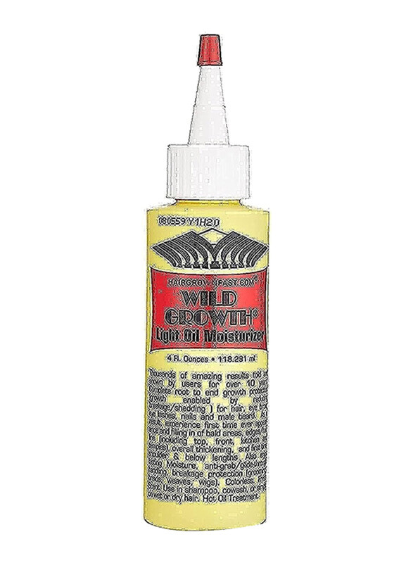 

Wild Growth Light Oil for All Hair Types, 4oz