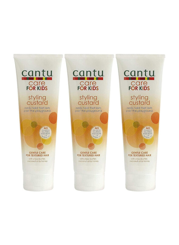 

Cantu Care For Kids Styling Custard Tube for All Type Hair, 3 x 8oz