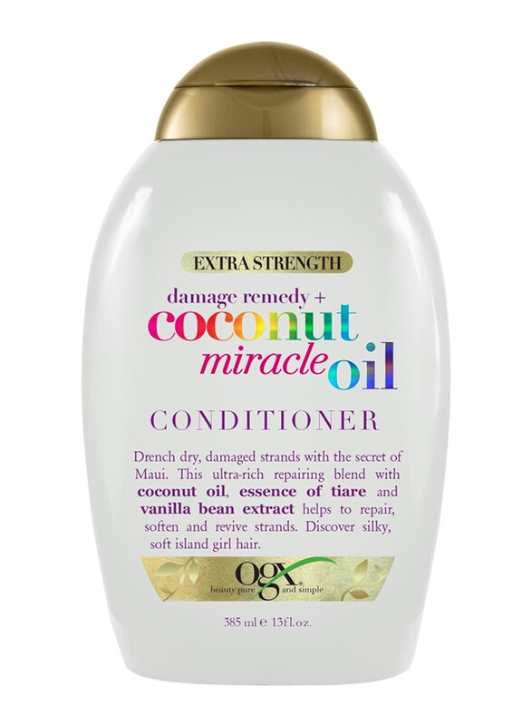 

Ogx Conditioner Coconut Miracle Oil X-Strength, 2 x 13oz