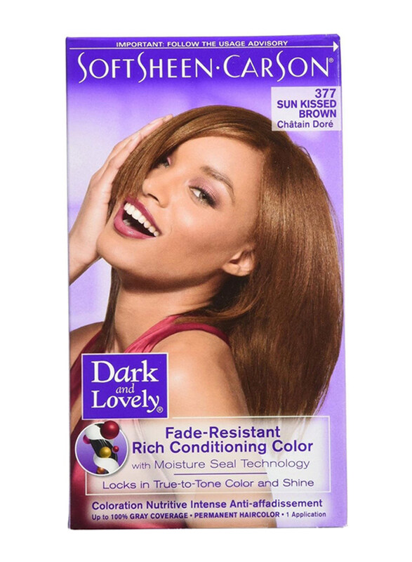 

Dark & Lovely Fade Resistant Rich Conditioning Color, 1 Piece, 377 Sunkissed Brown