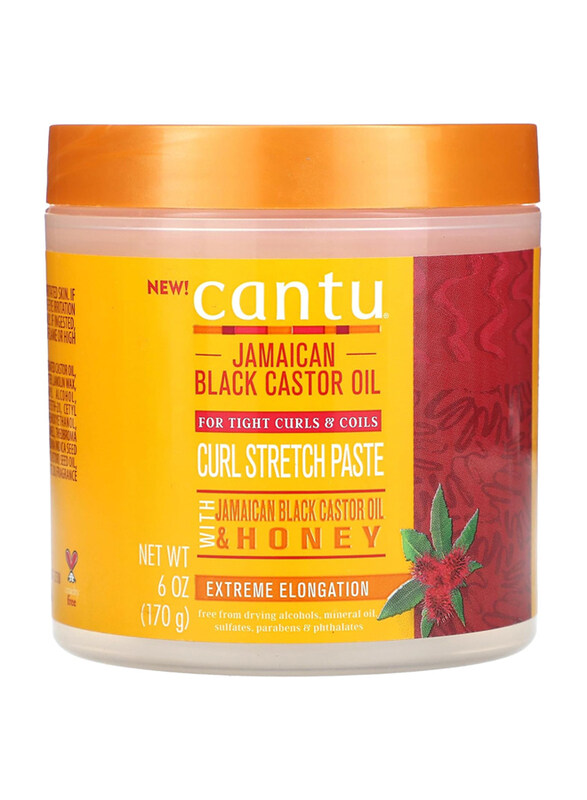 

Cantu Jamaican Black Castor Oil Curl Stretch Paste for Curly Hair, 170ml