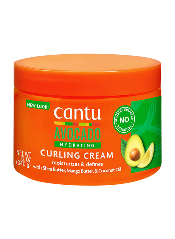 

Cantu Avocado Curling Cream for Curly Hair, 340g