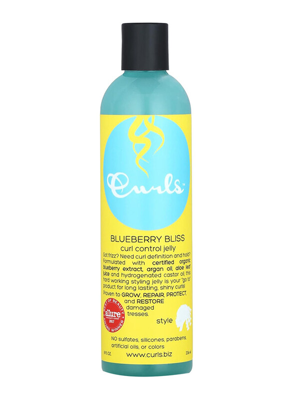 

Curls Blueberry Bliss Curl Control Jelly for Curly Hair, 8 Oz