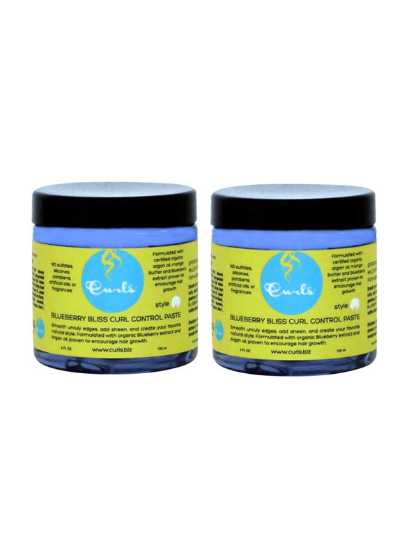 

Curls Blueberry Bliss Curl Control Paste for Curly Hair, 2 x 4 Oz