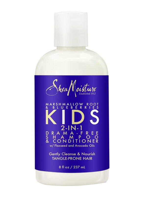 

Shea Moisture Kids Marshmallow Root and Blueberries Kids 2-in-1 Shampoo and Conditioner for All Type Hair, 7.9oz