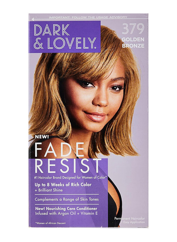 

Dark & Lovely Fade Resist Rich Conditioning Color, 1 Piece, 379 Golden Bronze