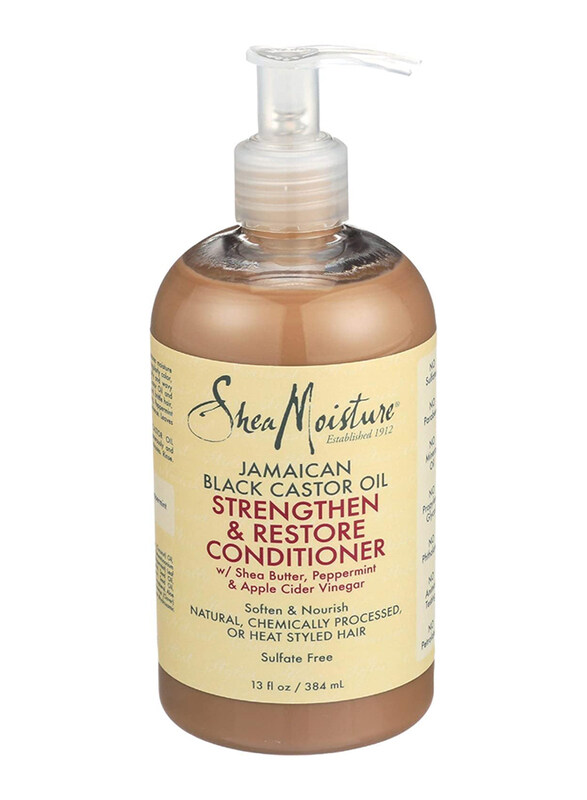 

Shea Moisture Jamaican Black Castor Oil Strengthen & Restore Conditioner for All Type Hair, 13Oz