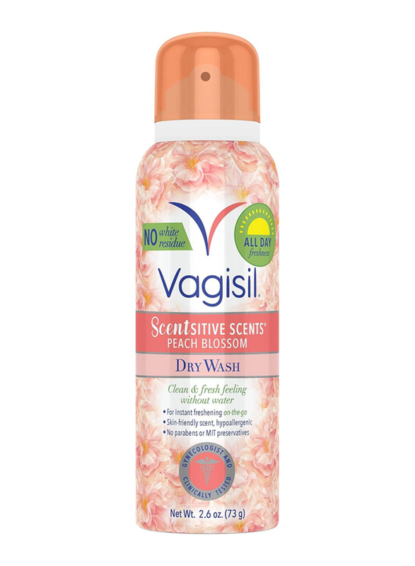 

Vagisil Scentsitive Scents Dry Wash Deodorant Spray, 73gm