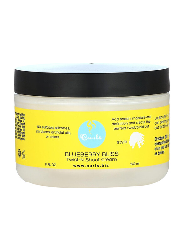 

Curls Twist N Shout Glaze Cream for All Hair Types, 240ml