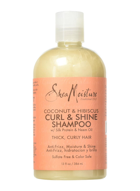 

Shea Moisture Coconut Hibiscus Curl & Shine Shampoo for Dry Hair, 2 x 13oz