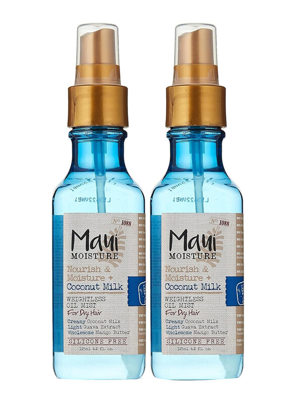 

Maui Moisture Nourish & Moisture Coconut Milk Oil Mist, 2 x 125ml
