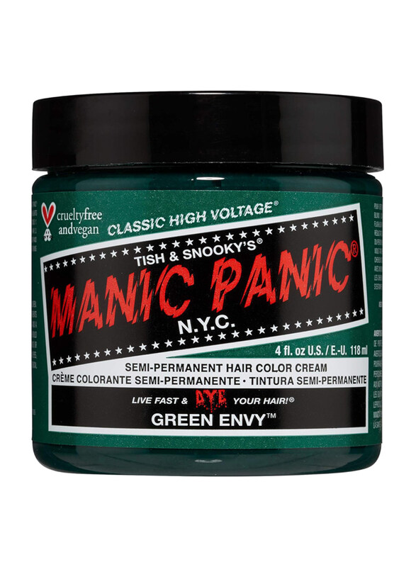 

Manic Panic Semi-Permanent Color Cream, 118ml, Green Envy