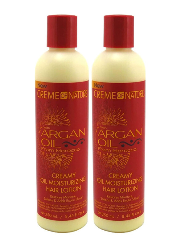 

Creme Of Nature Argan Oil Hair Lotion for Damaged Hair, 2 x 8.45oz