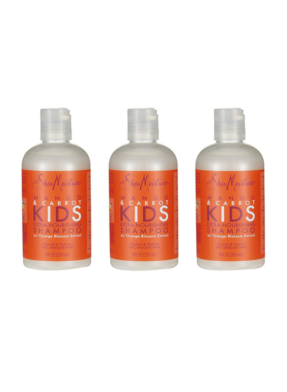 

Shea Moisture Mango and Carrot Kids Shampoo for Dry Hair, 3 x 236ml