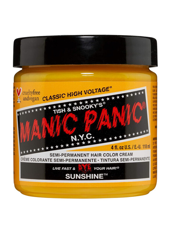 

Manic Panic Semi-Permanent Hair Color Cream, 118ml, Sunshine