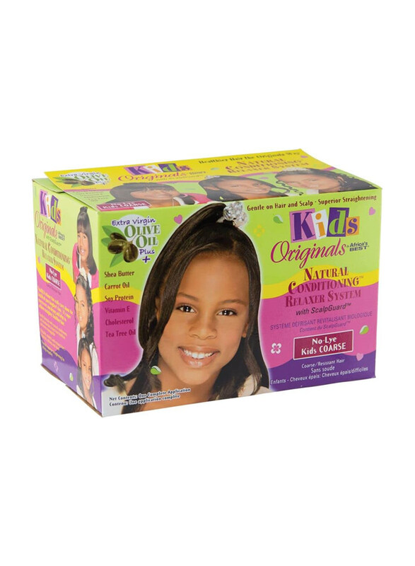 

African Best Kids Organics Natural Conditioning Relaxer Coarse, Set