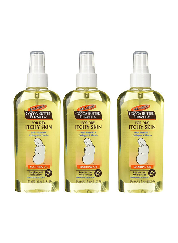 

Palmer's Cocoa Butter Formula Soothing Oil for Dry Itchy Skin, 3 x 5.1oz