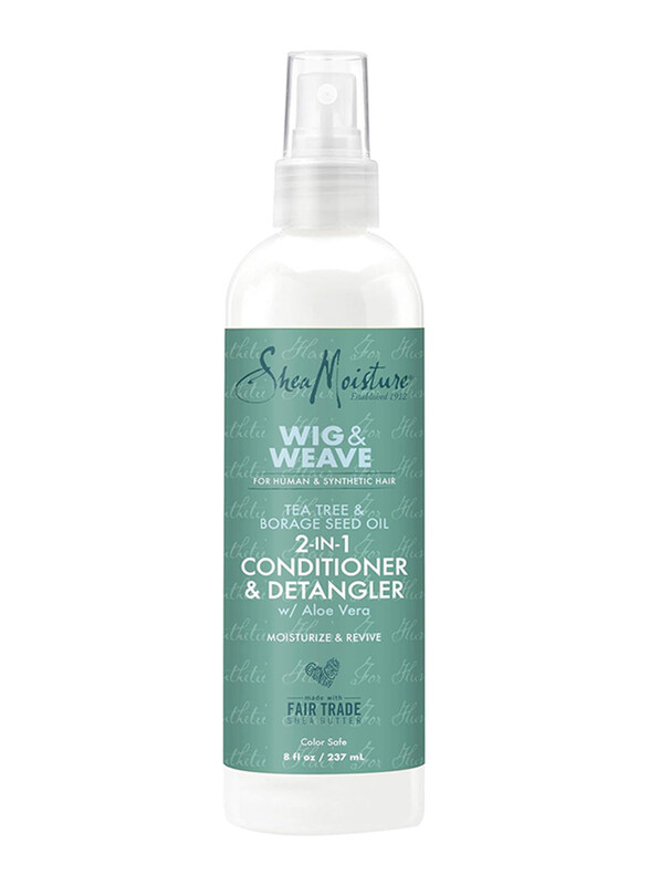 

Shea Moisture Wig and Weave Tea Tea & Borage Seed Oil 2-in-1 Conditioner & Detangler for Colour Hair, 8oz