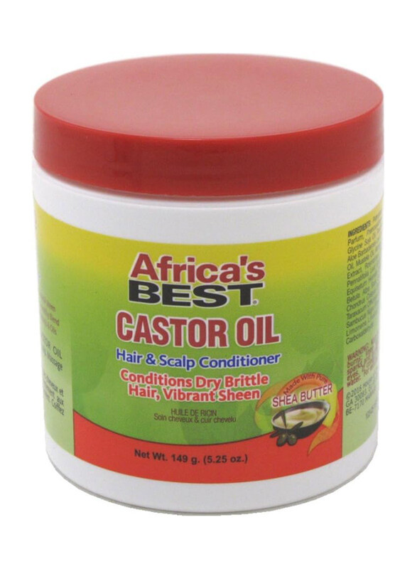 

Africa's Best Castor Oil Hair & Scalp Conditioner for All Hair Types, 6 Pieces