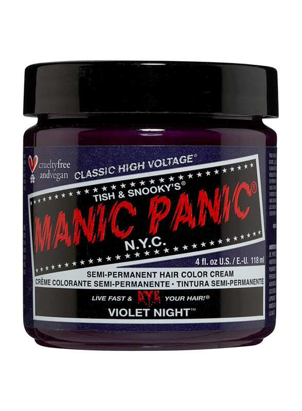 

Manic Panic Cream Formula Semi-Permanent Hair Color, 118ml, Violet Night