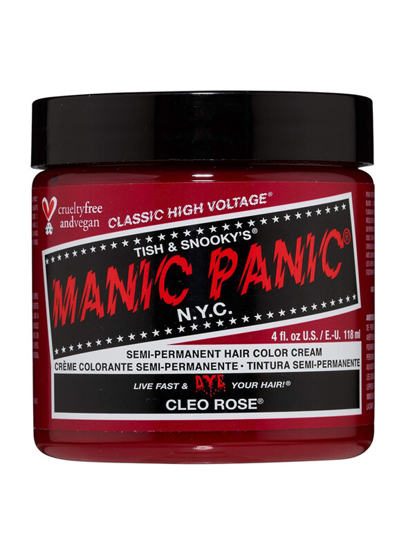 

Manic Panic Semi-Permanent Color Cream, 118ml, Cleo Rose