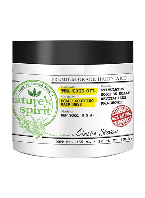 

Nature's Spirit Conditioning & Scalp Soothing Tea Tree Oil Hair Mask, 355ml