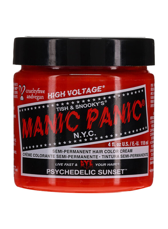 

Manic Panic Semi-Permanent Hair Color Cream, 118ml, Psychedelic Sunset