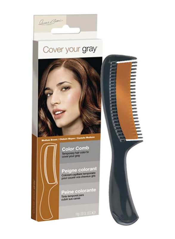 

Cover Your Gray Color Comb, 10gm, Medium Brown