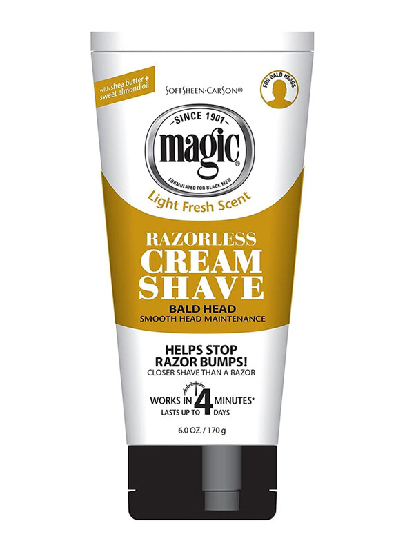 

Softsheen-carson Magic Razorless Cream Shave Bald Head, 3 x 177ml