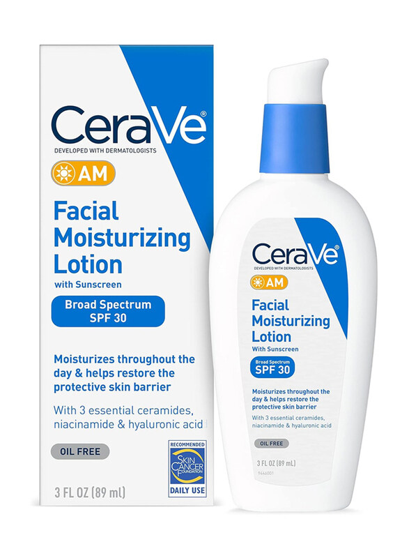 

Cerave AM Urizers Moisturising Facial Lotion, 89ml