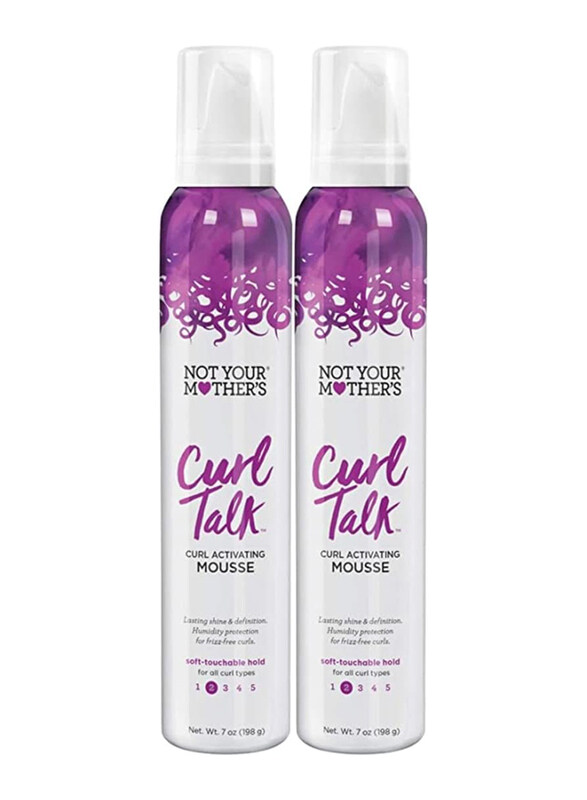 

Not Your Mother's Curl Talk Curl Activating Mousse for All Hair Types, 2 x 7oz