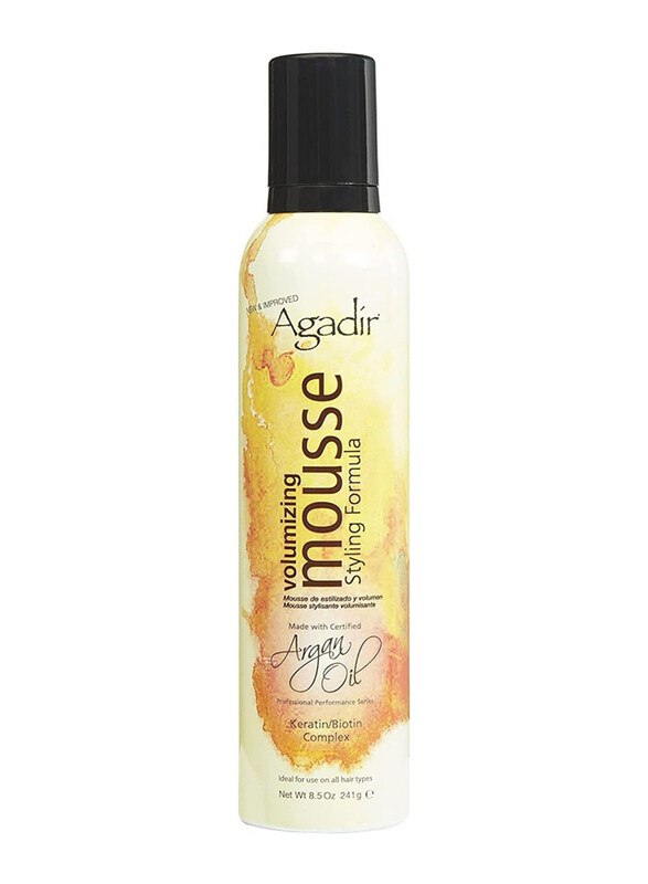 

Agadir Argan Oil Volumizing Syling Mousse for Damaged Hair, 8.5 Oz