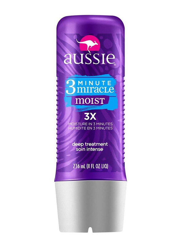 

Aussie Moist 3 Minute Miracle Deep Treatment for All Hair Types, 8oz