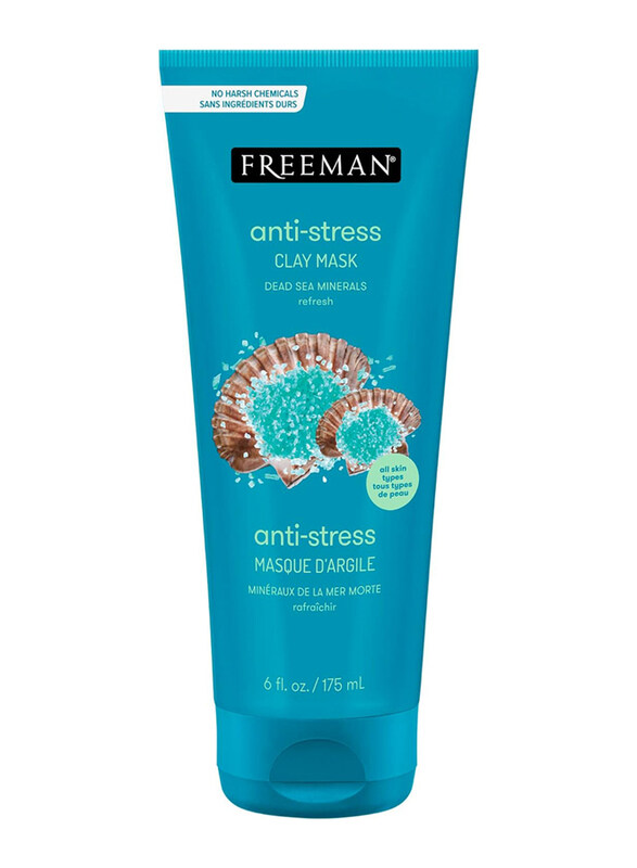

Freeman Anti-Stress Clay Facial Mask With Dead Sea Minerals Balancing & Clearing, 175ml