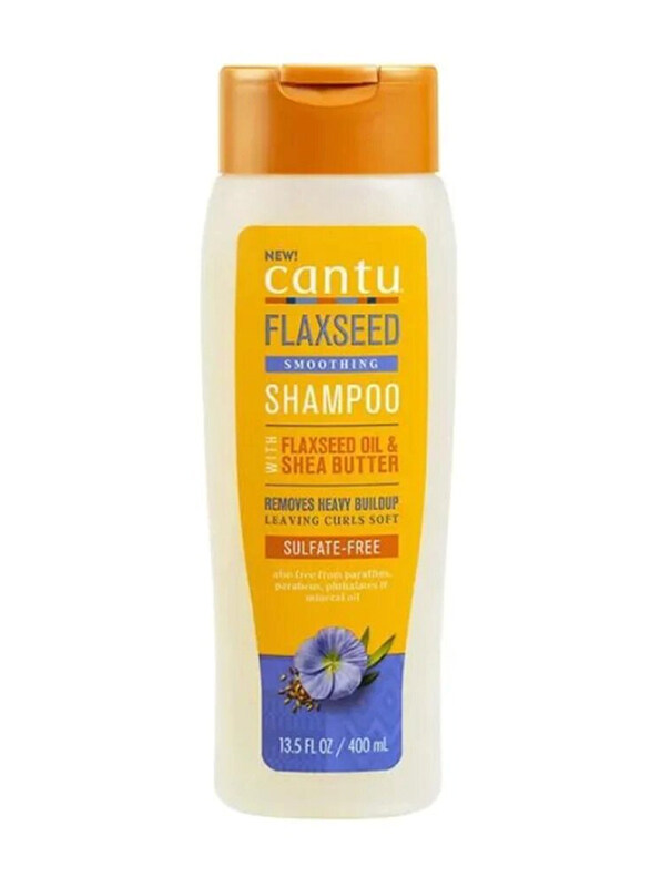 

Cantu Flaxseed Smoothing Shampoo for Curly Hair, 13.5oz
