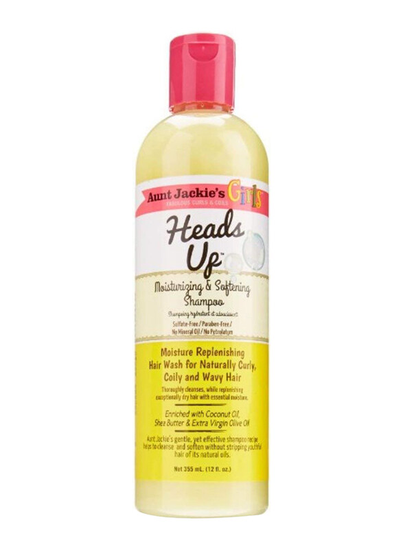 

Aunt Jackie's Girls Heads Up Moisturizing & Softening Shampoo, 4 x 355ml