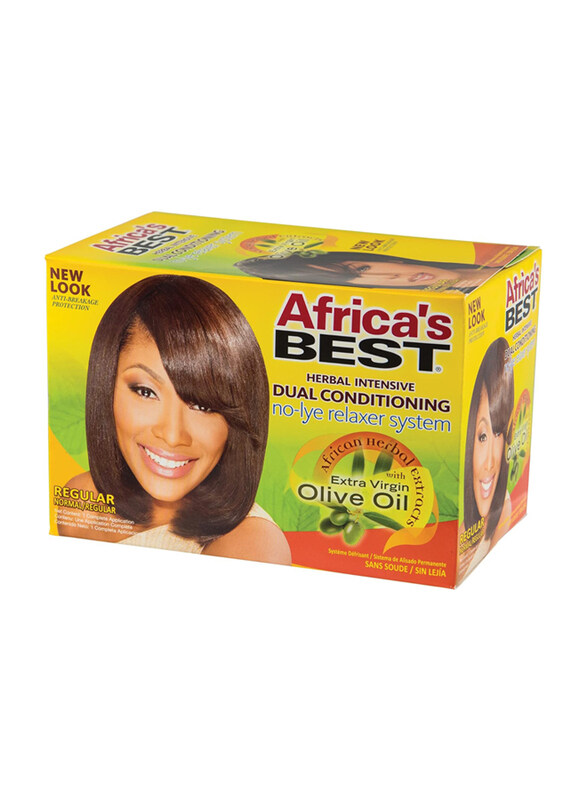 

Africa's Best No-Lye Dual Conditioning Relaxer System for All Hair Types