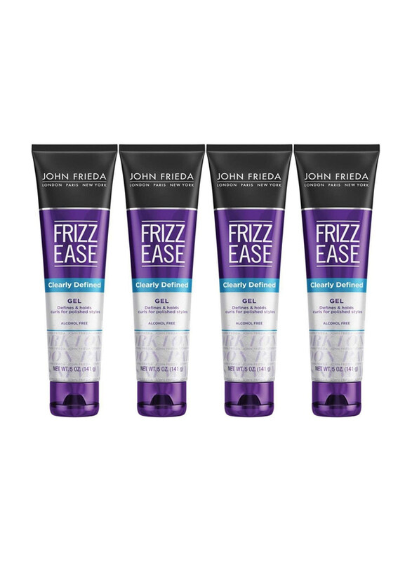 

John Frieda Frizz Ease Clearly Defined Gel for All Type Hair, 4 x 5oz