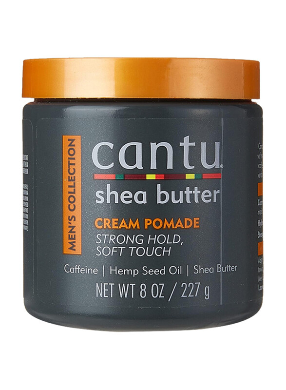 

Cantu Men Shea Butter Cream Pomade Jar for All Type Hair, 3 x 8oz