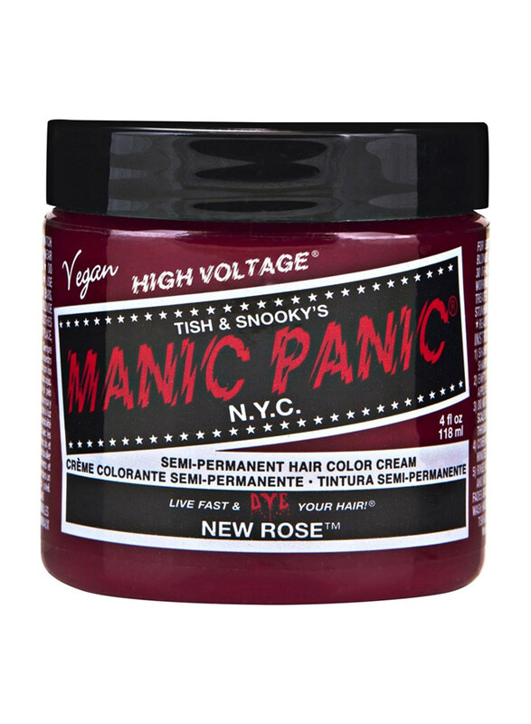 

Manic Panic Semi Permanent Hair Color Cream, 118ml, New Rose