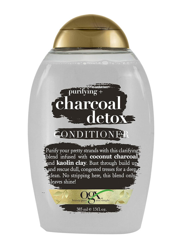 

Ogx Purifying + Charcoal Detox Conditioner for All Type Hair, 13oz