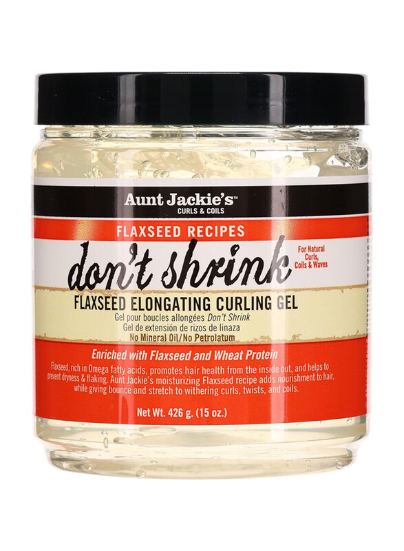 

Aunt Jackie's Don't Shrink Flaxseed Elongating Curling Gel, 3 x 426g