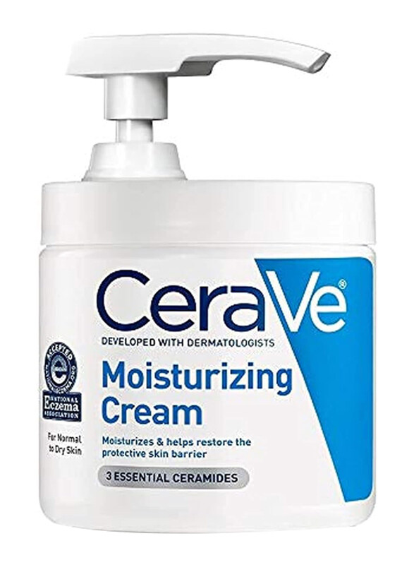 

CeraVe Moisturizing Cream with Pump Daily Face & Body Moisturizer for Dry Skin, 16 Oz