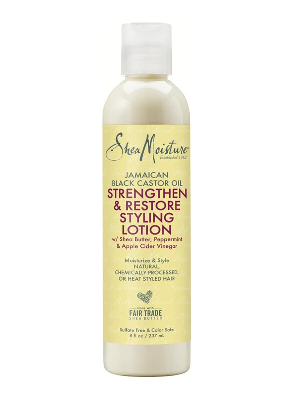 

Shea Moisture Jamaican Black Castor Oil Strengthen and Restore Styling Lotion for All Type Hair, 237ml
