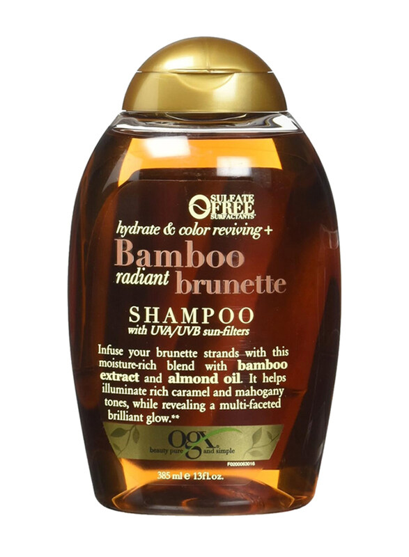 

Ogx Hydrate & Color Reviving + Bamboo Radiant Brunette Shampoo, 13oz