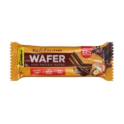 Bombbar High Protein Wafer with Hazelnut Ice Cream Flavor, Gluten Free, High Fiber & No Sugar Added 12x45g