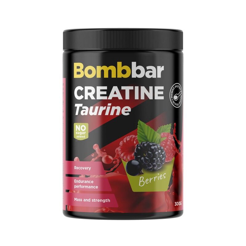 

Bombbar Creatine with Taurine Berries Flavour No Sugar Added 300g