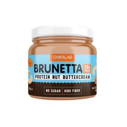 Chikalab Brunetta Protein Nut Buttercream with Salted Caramel Cashew No Sugar and High Fiber 250g