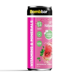 Bombbar Low Calorie Vitamins & Minerals Drink Watermelon Flavor Zero Sugar 330ml