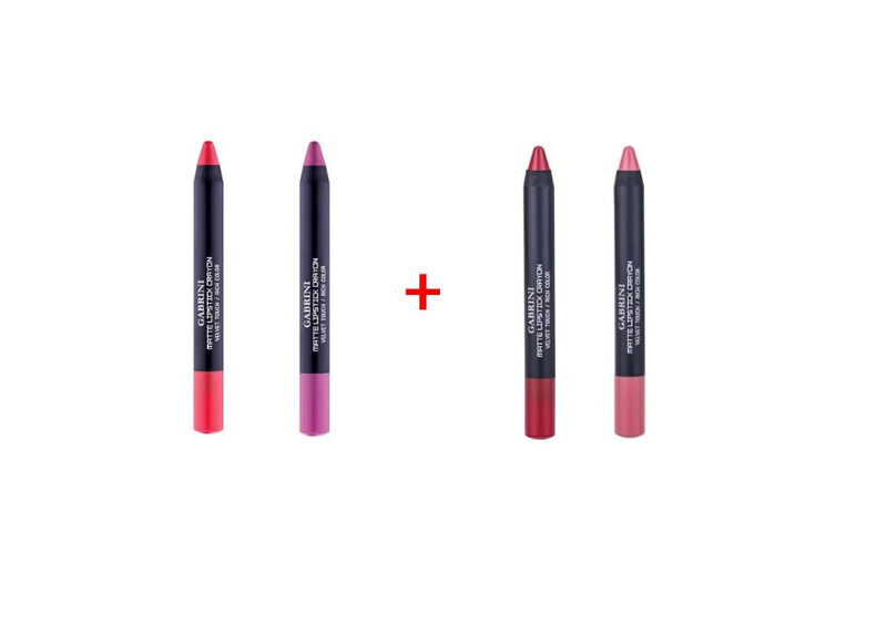 

Gabrini 4-Piece Matte Crayon Lipstick Collection